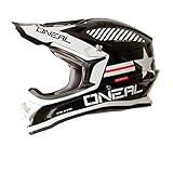  O\'NEAL Kinder Crosshelm 3Series MX Afterburner Youth, Schwarz, M (49-50 cm), 0623A-23