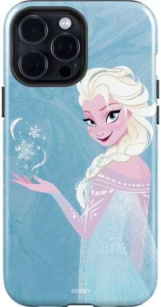 Miniatura 5 de Skinit Impact - Funda compatible con iPhone 15 Pro Max, con licencia oficial de Disney Frozen Elsa Side Portrait