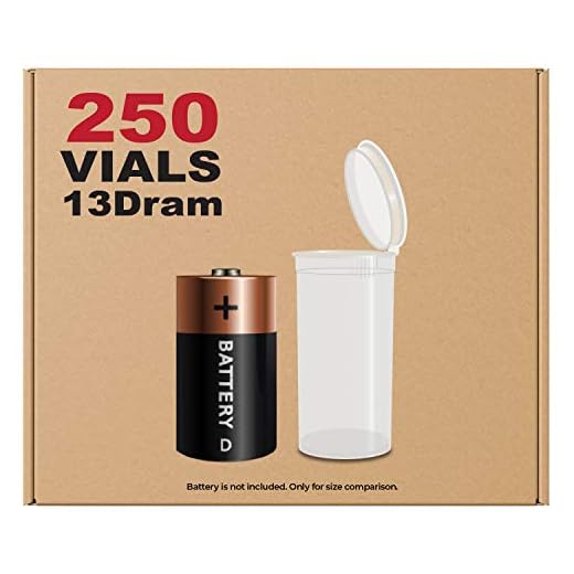 W Gallery Airtight Smell Proof Vials