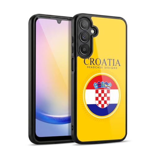 Coque Samsung Galaxy A25 5G avec le drapeau de la Croatie et protection renforcée