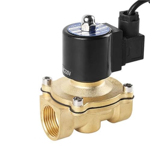 Électrovanne 3/4 120VAC en laiton normalement fermée pour contrôle d'eau