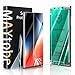 MAYtobe 2 Pack Screen Protector for Samsung Galaxy Note 20 ultra, With Easy Installation Frame, Upgraded version, 3D Curved Ceramic Film Not Glass, Fingerprint ID Compatible, No Bubbles, HD Clear
