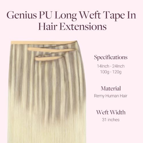 Image of GOO GOO Tape In Weft Hair Extensions, Invisible Genius Weft Home DIY