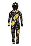 LEGO Gaming Mode Boys Girls Fleece Black AOP Sleepsuit Kids Onesie (9-10 Years)