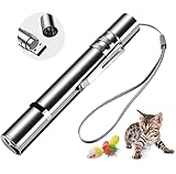 PPCAT Cat Light Toys Wand,Interactive Cat Toy for Indoor Cats Rechargeable with a Cute Mouse Toy,Exercise Pet Agility,3 in 1 Function,Pet Chaser Toy