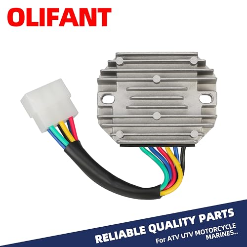 Image of Voltage Regulator Rectifier For Kubota Grasshopper Kokusan Denki Yanmar ZD18 ZD21 ZD25 718D 721D 1822D YM122 YM126 YM140 YM142 Replacement 15351-64600 15531-64603 15351-64601 15531-64601 15351-64603