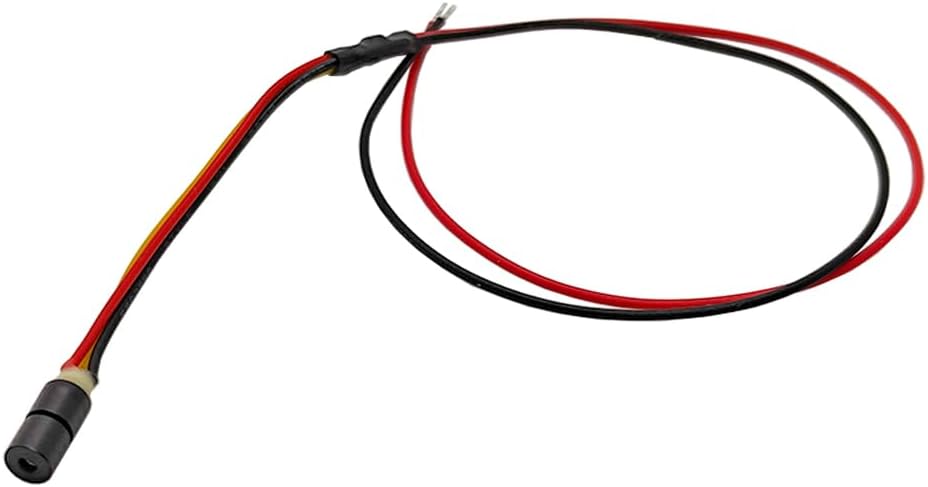 Class II 3V-5V Diameter 4mm 520nm Green Dot Laser Module Emitting Diode Lamp w/Black Shell