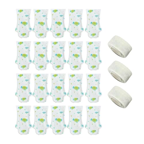 Generic 20 peças de botas para cães, sapatos de reposição para proteção de patas, leves, à prova de