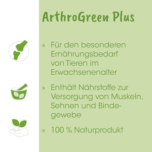 cdVet ArthroGreen Plus 700g - natürliche und effektive Nahrungsergänzung zur Unterstützung der Gelenke für Hund und für Katze durch Vitamine und Mineralien