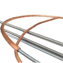 Air Conditioning Copper Tube Spring Tubing Benders Kit, Suitable for Bending Inside Copper Tubes, 4 Springs per Package