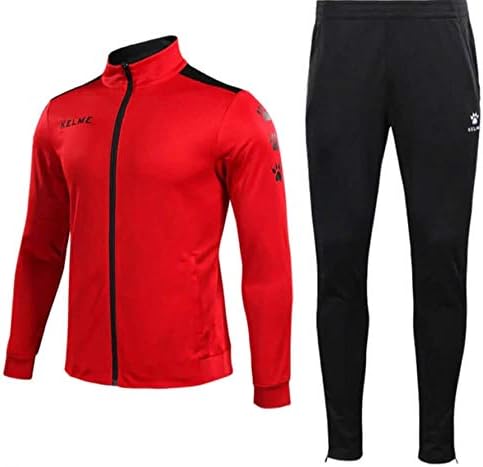 KELME Activewear Tracksuit Full Zip Warmup Set for Men and Women – 2 Piece Sweat Suit with Sweatshirt and Jogger Sweatpants