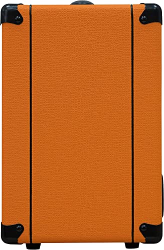 Orange Crush Bass 25 Guitar Combo Amp Bundle with 10ft Orange Woven Instrument Cable and Liquid Audio Polishing Cloth 1x8” 25 Watts, 3 Band EQ & Integrated Chromatic Tuner