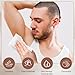 Dyrfolm 200 Pcs Underarm Deodorant Wipes, Individually Wrapped Antiperspirant, Sweat Body Wipes for Women Men Adults Sports Travel Essentials (Brown, 1 Count (Pack of 1))