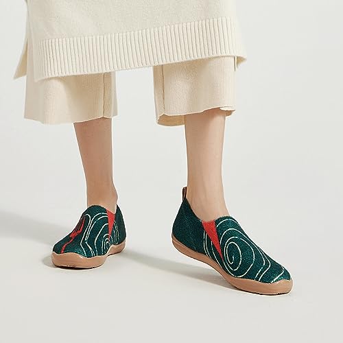 Image of UIN Women's Art Travel Shoes Slip On Casual Cozy Loafers Lightweight Comfort Fashion Sneaker Toledo Ⅰ