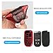 MILD EAST for Jeep Key Fob Cover, Soft TPU Key Case Shell Compatible with Jeep Grand Cherokee Renegade Chrysler 200 300 Dodge RAM Durango Challenger Journey Dart Fiat, 5 Buttons (Red)