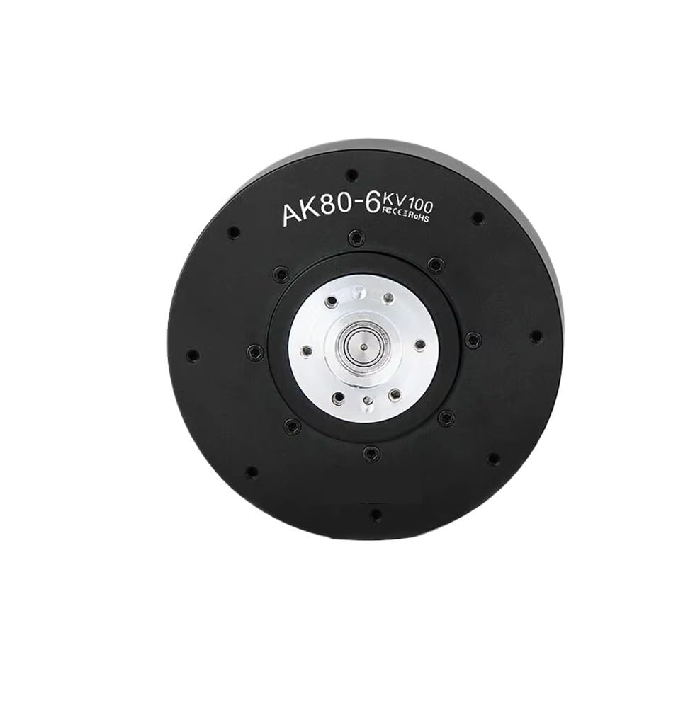JNURGWLYH AK80-6 KV100 Brushless Motor for Robot Dynamics Robotic Dynamic Module with Driver Encoder