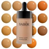 BABOR MAKE UP Hydra Liquid Foundation Base de maquillaje líquida de cobertura media para piel seca, con sérum hidratante, en formato de 30 ml