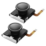 Pixel Arrow 2x 3D TMR Joystick Set für die Nintendo Switch, Switch OLED, Switch Lite –kompatibel mit allen Joycons Controller No Stick Drift Schwarz