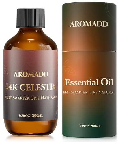 AROMADD AROMADD 24K Celestia Diffuser Oil Inspired by Luxury Hotel Scent 6.76 Fl Oz (200ml), Aroma Diffuser & Hotel Fragrance Diffuser Oil, Essential Oil Diffuser for Aromatherapy, Long-Lasting