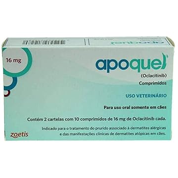 Apoquel 16mg Para Cachorros 20 comprimidos