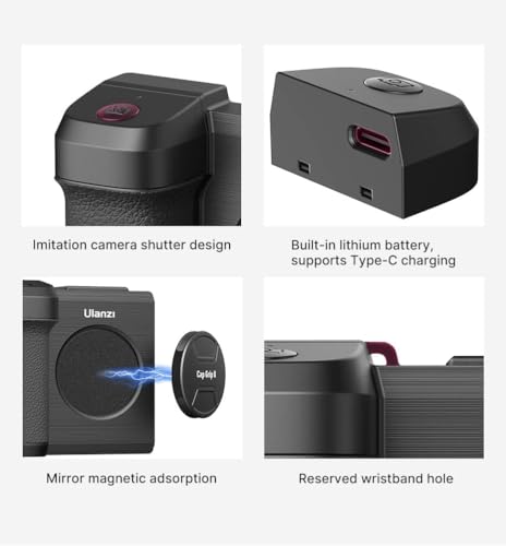 ULANZI CG01 CapGrip II Suporte para câmera de smartphone com controle remoto Obturador Montagem em t