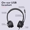 Trust USB Headset with Microphone On-Ear Lightweight Design, Adjustable Headband, PC Headset 1.8m Cable Wired Headphones with Microphone for Computer Laptop Mac Desktop Home Office Teams Zoom #1