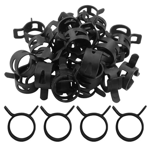Kyuionty 30Pcs Spring Band Clips 12mm(1/2 Inch), Fit 12.5-13mm OD