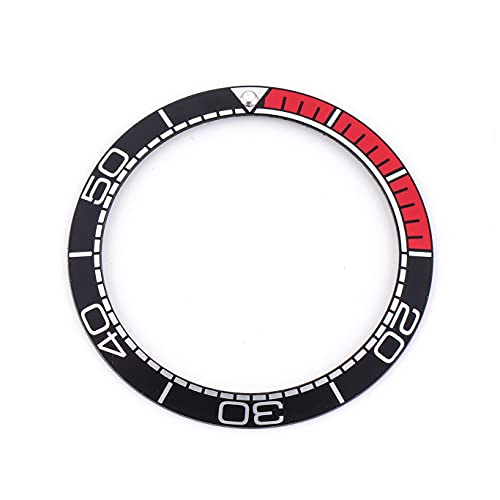 QSCTYG Sloping 42-34mm Aluminio Insertar Dial Watch Reemplace Las Piezas de Accesorios Reloj Bisel Anillo 916 (Color : Coffee) Cover