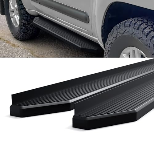 Estribos HD Ridez estilo plano 6" negros para Nissan Xterra 2005-2015 miniatura 4