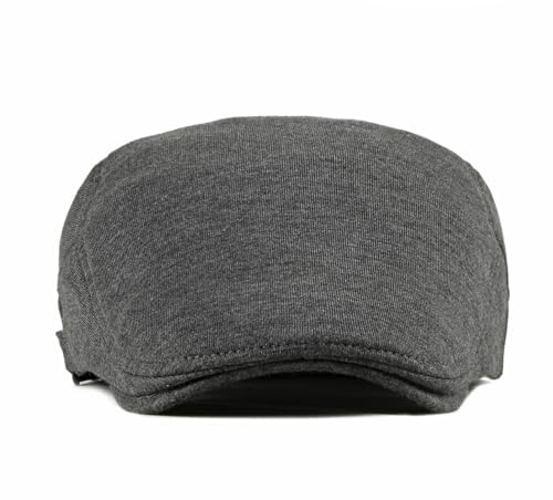 Image of Quanhaigou Men's Cotton Flat Ivy Gatsby Newsboy Driving Hat Adjustable Irish Cabbie Ivy Driving Hunting Cap