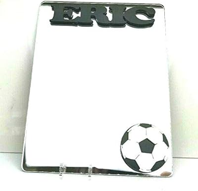 Soccer Ball Locker Mirror Personalized Back to School Magnetic Sports Custom Locker Decor Cheerful Personalized Inside of Locker Organizer Accessory, Refrigerator Magnet, Quality and Fun in One!