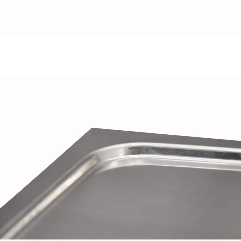 Carrello da tè a 3 ripiani in acciaio inox, versatile carrello per sala da pranzo per hotel e ristoranti, catering ed eventi, strumento per dessert incluso, mobili durevoli ed eleganti