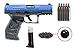 T4E .43cal Walther PPQ LE Paintball Pistol Law Enforcement Trainer with Included 5x12 Gram CO2 Tanks and T4E Pack of 500 .43 Cal Reusable Rubber Balls Bundle (Black)
