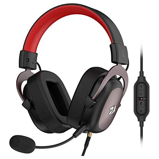 Headset Gamer Redragon Zeus Preto e Vermelho P2 Com Microfone PC e Consoles PS4 / Xbox- H510