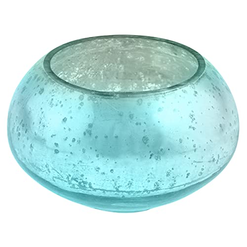 Karma Gifts,Turquoise Mercury Barrel Mini Votive #TOP5