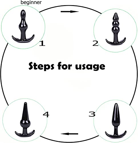 Kit com 4 Plugs Anais Preto
