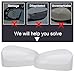 1 Pair Side Mirror Covers Replacement for 2014-2019 Toyota Corolla Sedan Mirror Cap without Turn Signal for Left & Right Side OE 8794502410C0, 8791502410C0 (Pearl White)