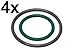 BMW (select 02-10 models) Vanos Solenoid Seals (8 pcs)