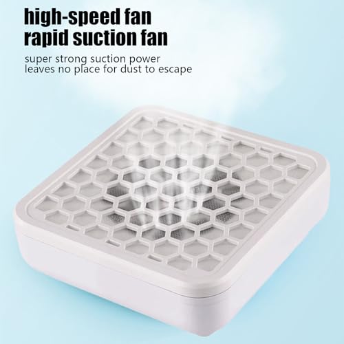 Extractor de polvo de uñas con potente motor de succión y base estable para salón 5