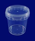 Superfos 20 x lub 40 x uniwersalna puszka z tworzywa sztucznego z pokrywką, standard przemysłowy, okrągła Ø 69 mm, pojemność 155 ml (20 puszek)