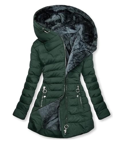 Doudoune élégante en coton pour femme idéale pour les balades d'hiver et le quotidien