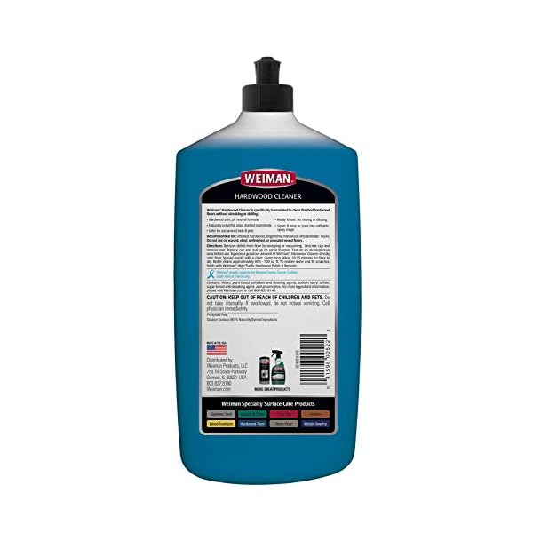 Weiman Hardwood Floor Cleaner – Professional Quality, Streak-Free Finish – 32 fl oz Weiman Hardwood Floor Cleaner – Professional Quality, Streak-Free Finish – 32 fl oz