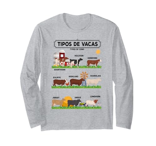 Tipos De Vacas & Ideas De Ganado Para Niños Y Niños Disfraz De Granjero Manga Larga