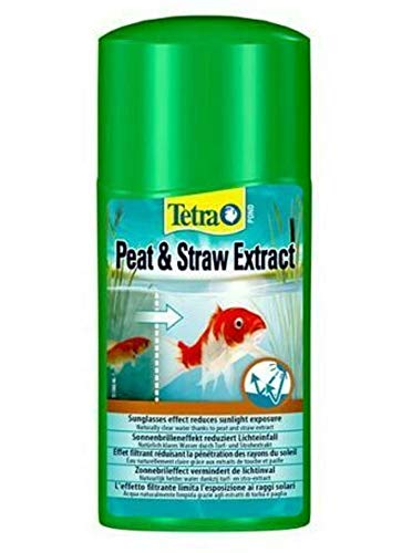 Tetra Pond Peat and Straw Extract Water Treatment for Naturally Clear Water 250 ml