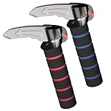 TONINT 3-in-1 Einstiegshilfe Auto Senioren, Ausstiegshilfe Auto für Ältere Menschen, Haltegriff Autogriff Zum Aussteigen Mobilitätshilfe Grip Helfer,Griff Assistent (blau + rot (2er pack)