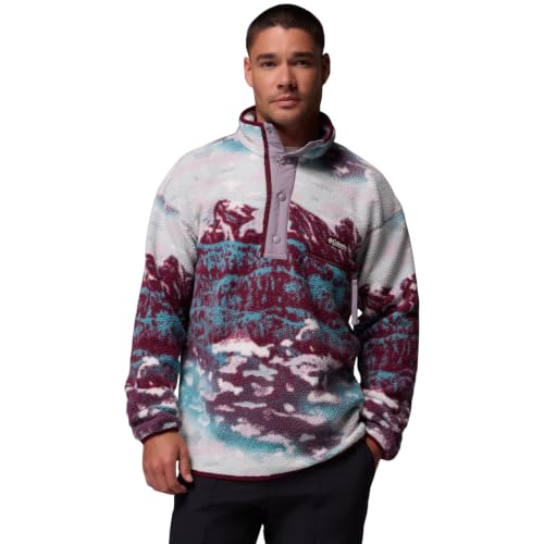 Image of Columbia Helvetia II Printed Half Snap Fleece