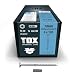 Produktbild TOX Holzbauschrauben TIMBR TK 6,0 x 120 mm, blau verzinkt mit Tellerkopf, TX30, Schrauben für leichtes Eindrehen und hohe Tragfähigkeit im Holzbau, 100 Stück im Karton, inkl. 1x Bit, 1120804160120