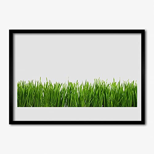 Affiche encadrée 70x50 cm herbe naturelle Tulup avec cadre en MDF pour salon