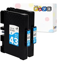 Amazon.co.jp: インクのチップス リコー用 GC43 互換インク GC43K