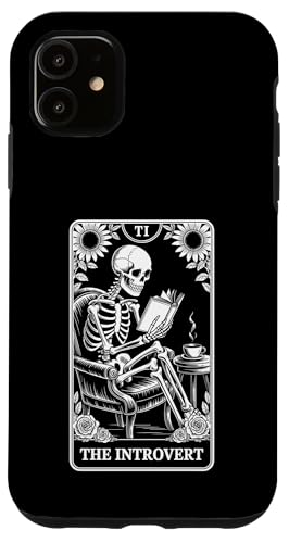 The Introvert Tarot Card Indoorsy Men Inrovert �X�}�z�P�[�X iPhone 11 �p